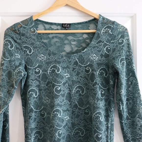 Talula | Turquoise Lace dress - Picture 2 of 5